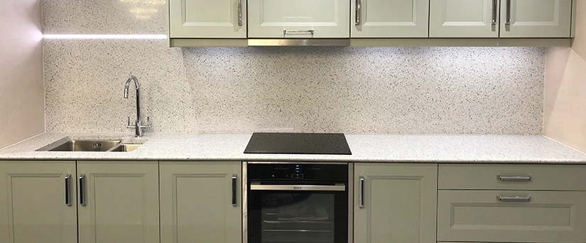 Silestone White Platinum Header