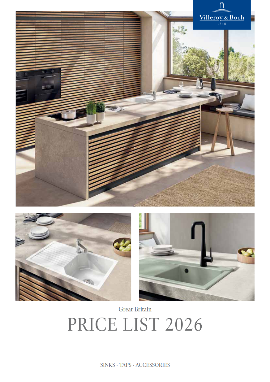 Downloads 41 V&B Kitchen Sink Pricelist 2026